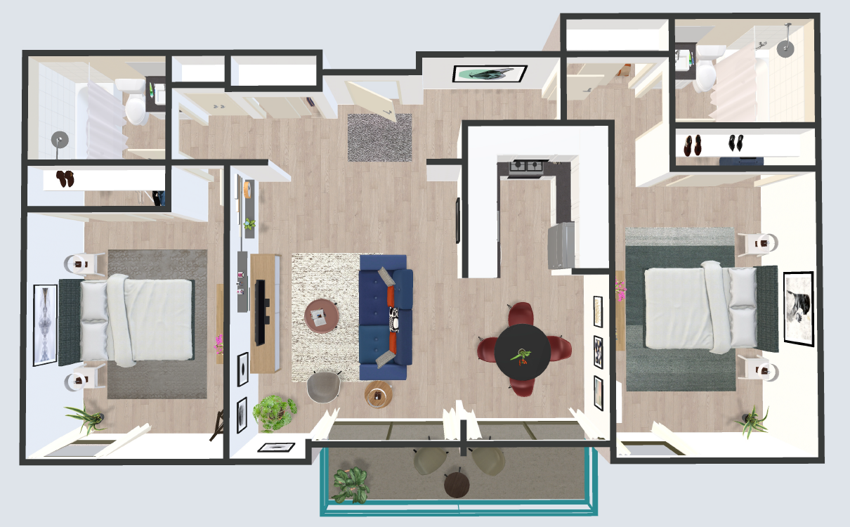 Two Bedroom Two Bathroom Apartment Two Bedroom Two Bathroom Apartment