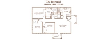 Imperial Floor Plan at The Manor Homes of Eagle Glen, Raymore