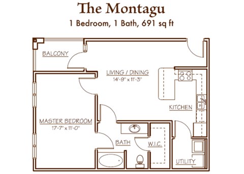 Montagu Floor Plan at The Manor Homes of Eagle Glen, Raymore, MO, 64083