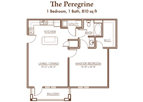 Peregrine Floor Plan at The Manor Homes of Eagle Glen, Missouri