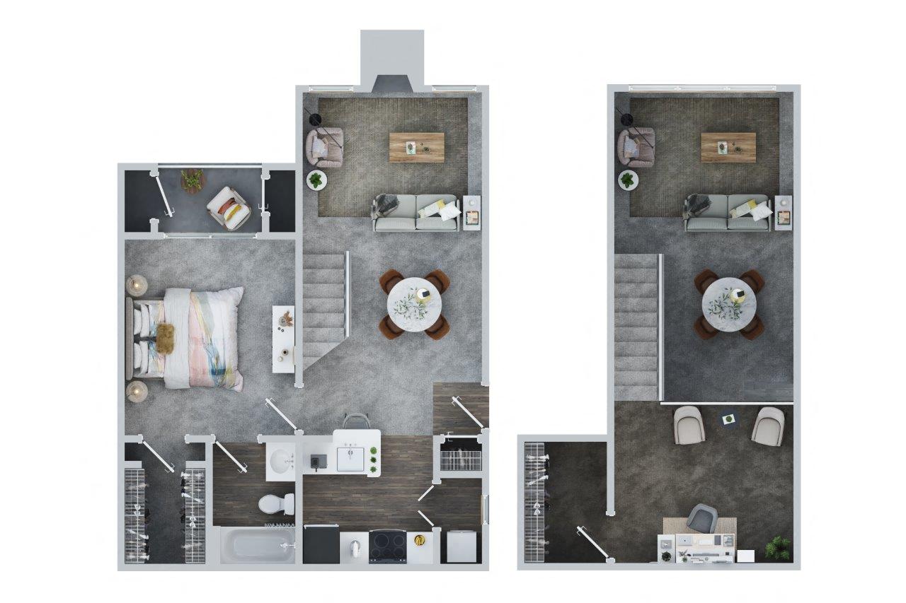 Warner West Loft at Town Walk at Hamden Hills, Hamden, Connecticut