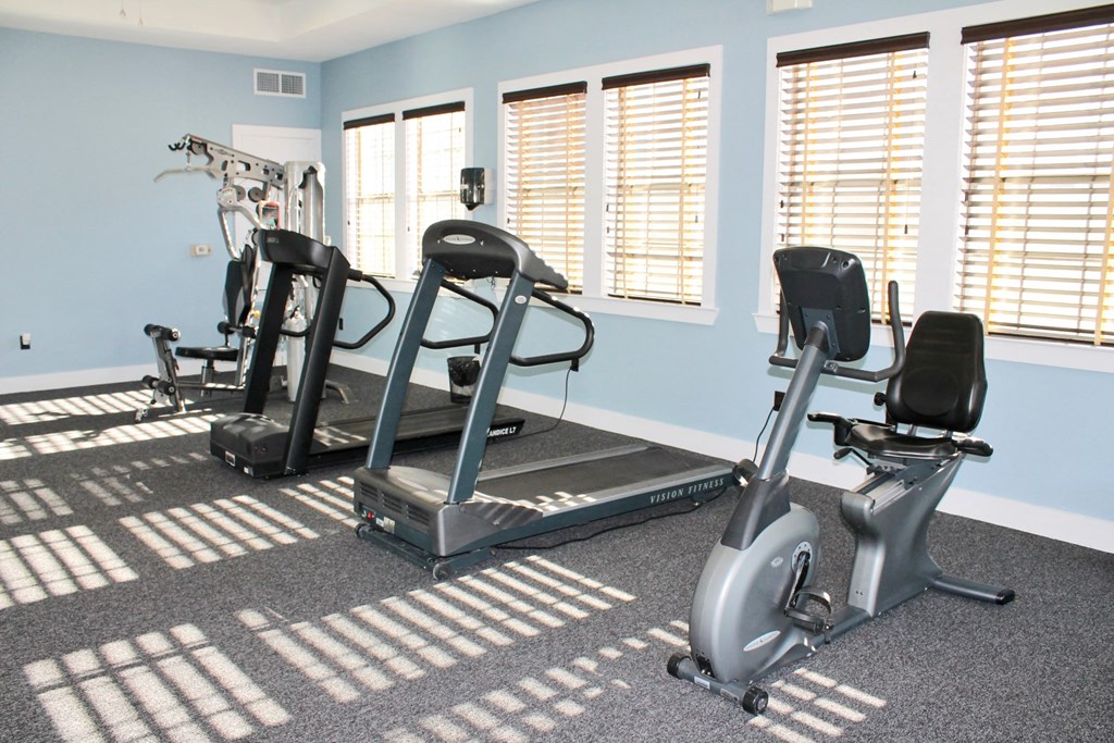 our fitness equipment in the gym