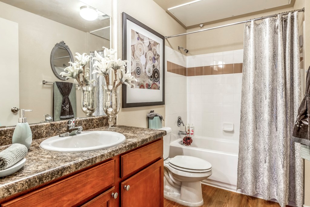 master bathroom at our facility