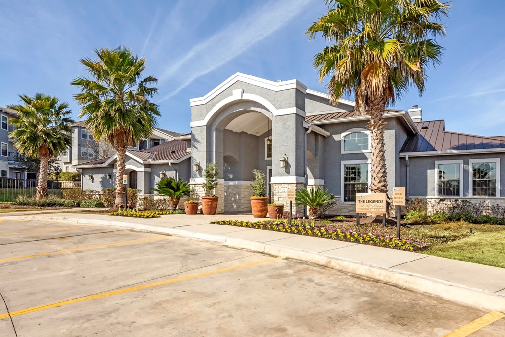 our leasing office parking lot