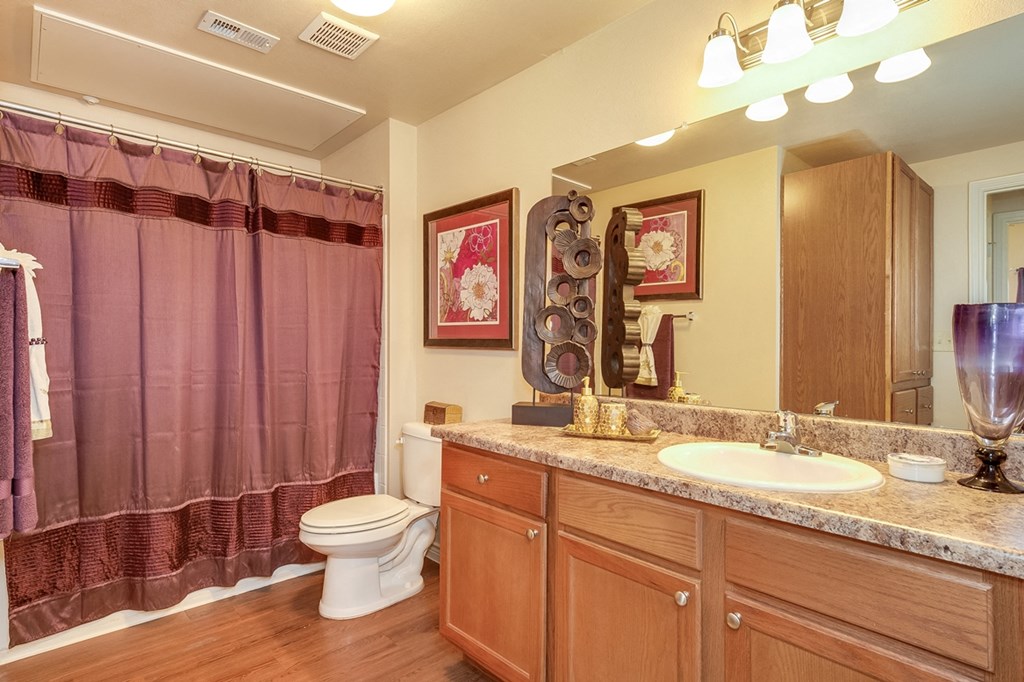 guest bathroom at our facility