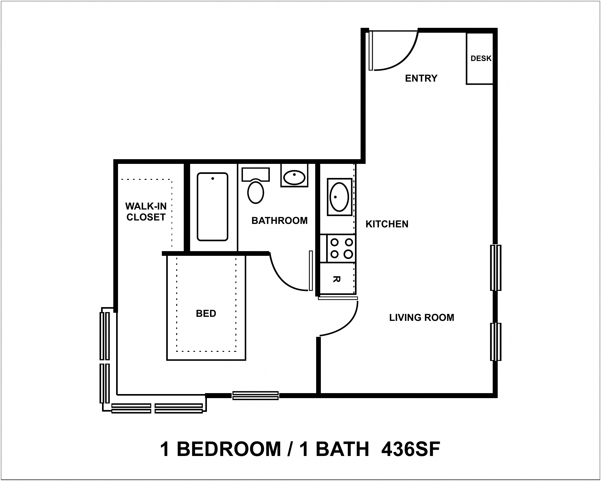 1 Bedroom D