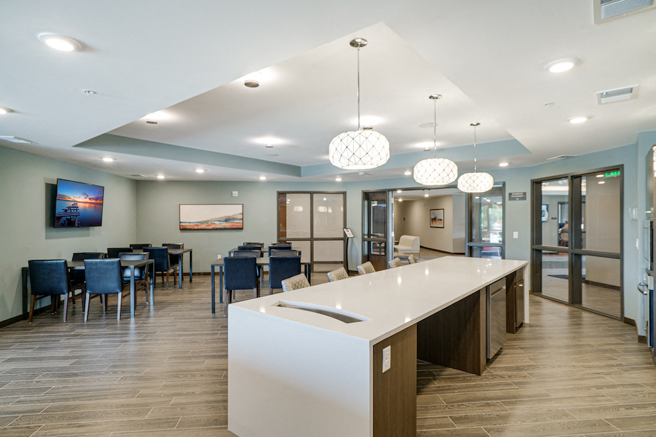 the preserve at ballantyne commons community room and bar