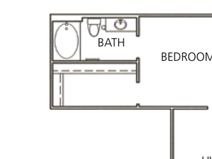 Dauphine Floor Plan Dauphine Floor Plan at The Orleans of Decatur, Decatur, GA, 30033