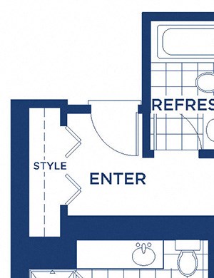 Residence 9 2D floor plan image of Residence 9.