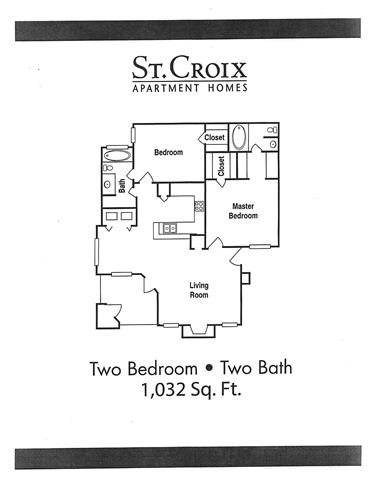 2 Bedroom C Floor Plan 4