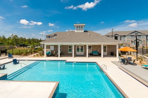 Clubhouse and pool