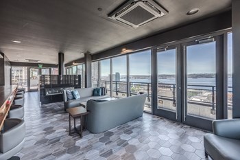 O2 Apartments Clubhouse Seating with View - Photo Gallery 3