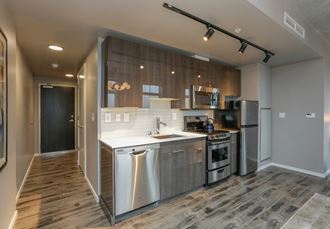 O2 Apartments Kitchen And Front Door Hallway - Photo Gallery