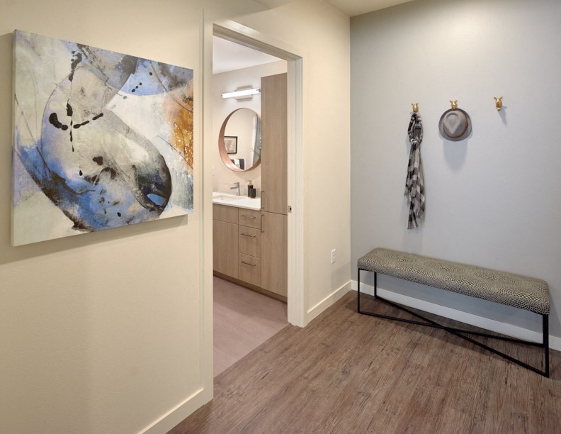 Triangle Redmond WA bench