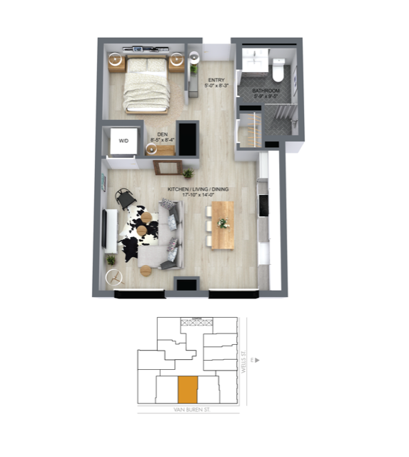 07 Tier Junior One Bedroom