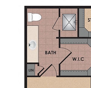 Parker 2 Bedroom 2 Bath Floor Plan Parker 2 Bedroom 2 Bath Floor Plan
