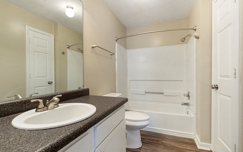Upgraded Bathroom Fixtures at Ridgeland Place Apartment Homes, Ridgeland, Mississippi