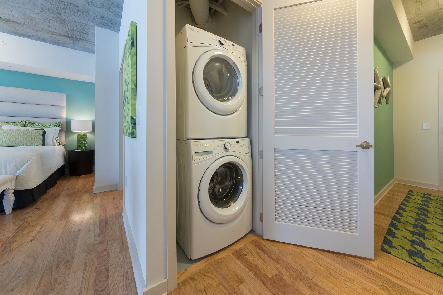 Laundry day can be any day with a washer and dryer in every apartment home.