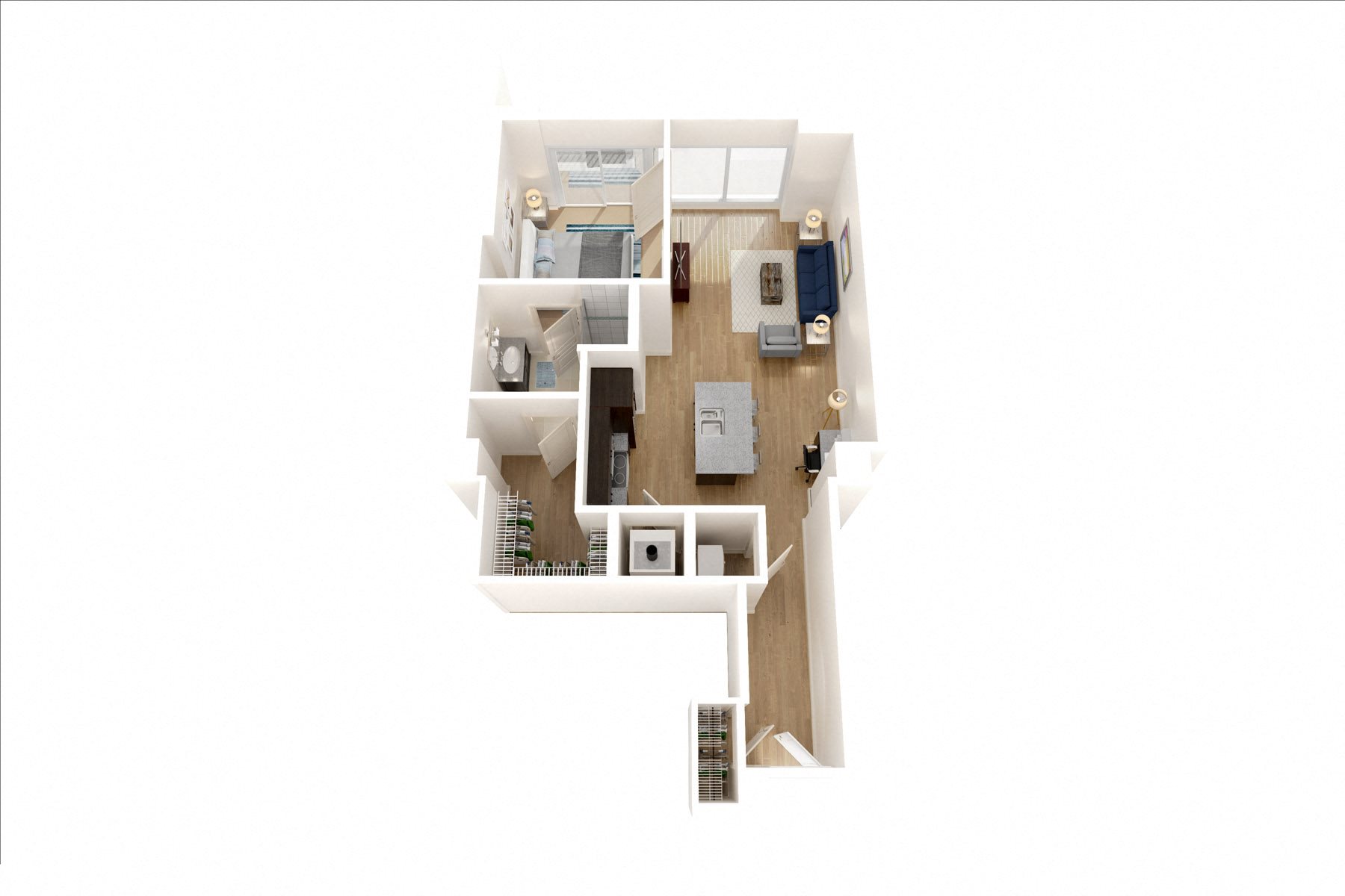 Floor Plans Of Skyhouse Channelside In Tampa Fl