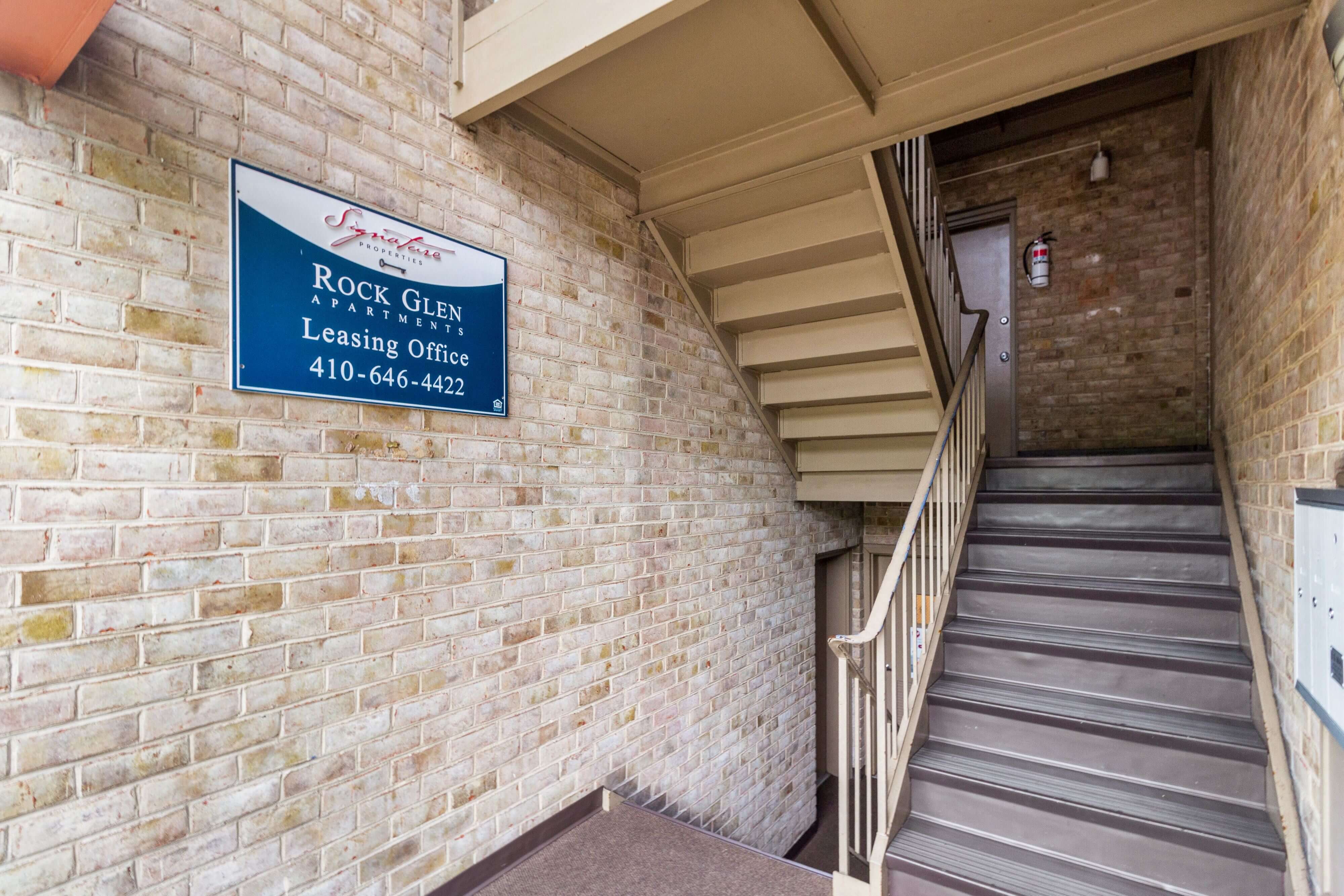 Leasing office entrance