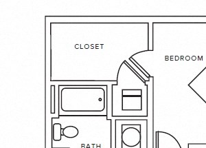 A6 floor plan A6 floor plan at Windsor Parkview, GA, 30341