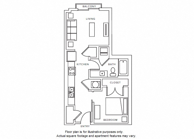 S3 floor plan at Windsor Parkview, 5070 Peachtree Boulevard, 30341
