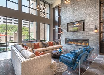 Two-Story Resident Lounge at Windsor by the Galleria, Texas