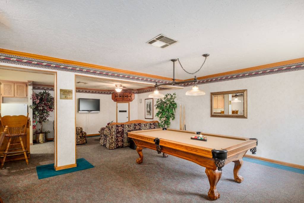Billiards Table at Barcelona Apartments, Visalia, 93277