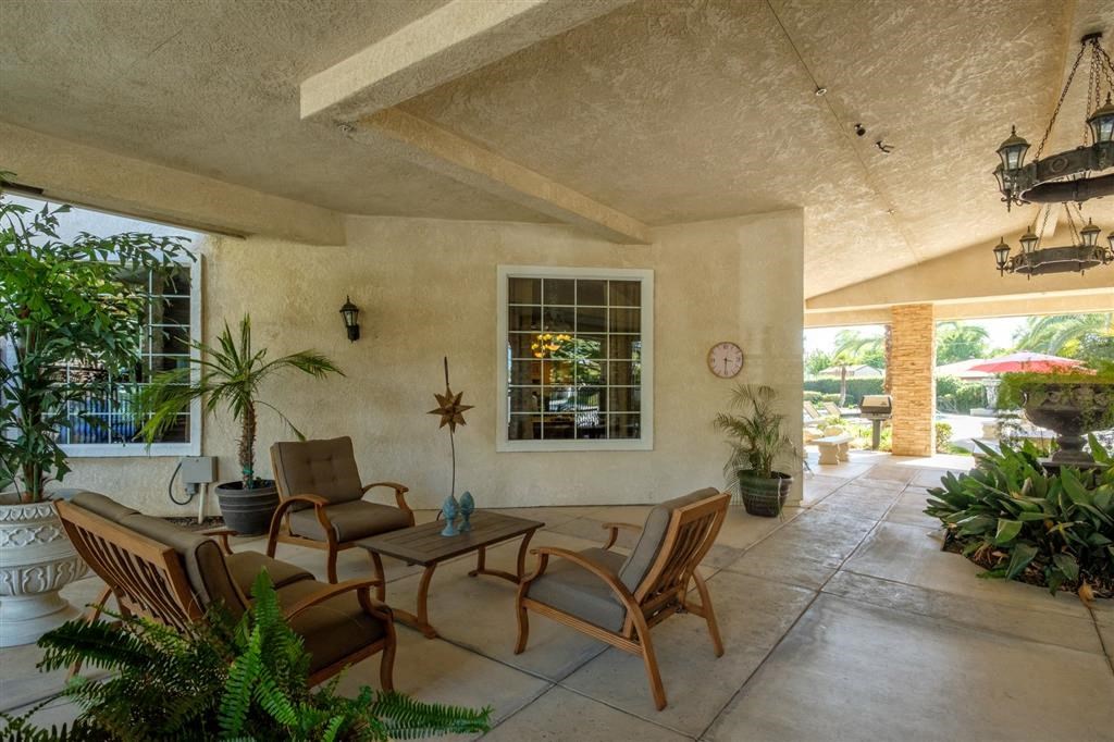 Outdoor Patio Area at Dartmouth Tower at Shaw, California