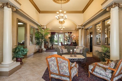 Resident Lounge at Dartmouth Tower at Shaw, Clovis