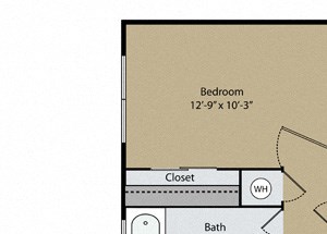 2 bed 2 bath A Leilani Floor Plan 2 bed 2 bath A Leilani Floor Plan at Reef Apartments, Fresno, CA, 93704