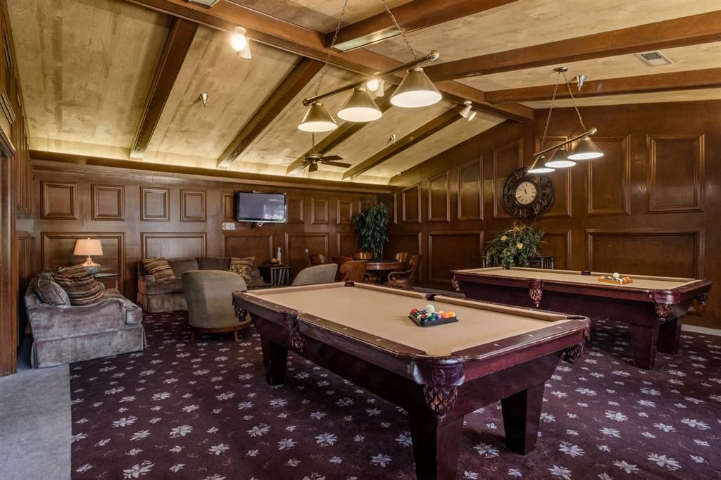 Billiards Table In Clubhouse at Scottsmen Too Apartments, Clovis, California