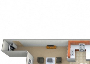 2 bedroom 1 bathroom Codociera Floor Plan 2 bedroom 1 bathroom Codociera Floor Plan at Villa Faria Apartments, Fresno, California