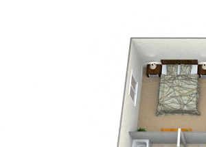 Two Bed One Bath Santa Maria Floorplan Two Bed One Bath Santa Maria Floorplan at Dominion Courtyard Villas, Fresno