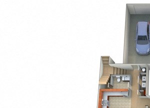 3 Bed 2.5 Bath Santa Teresa Floorplan 3 Bed 2.5 Bath Santa Teresa Floorplan at Dominion Courtyard Villas, California, 93720