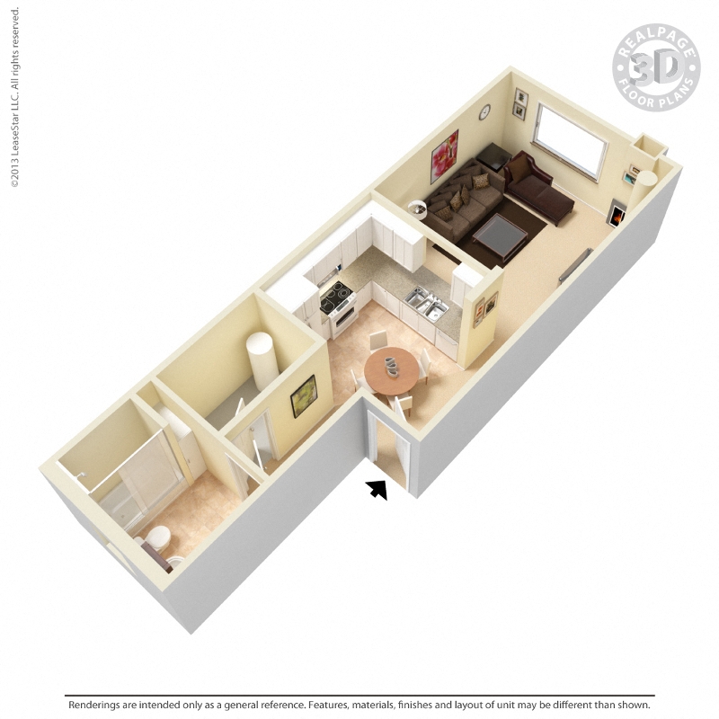 Studio Floor Plan at ALTITUDE BY VINTAGE, Nevada