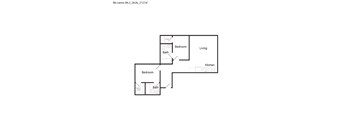 B4.2 - 2 Bed 2 Bath Floor Plan at 7th and G Apartments in San Diego, CA 