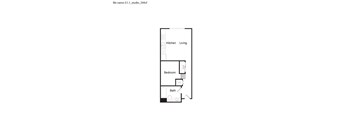 E1.1 - Studio Floor Plan 2 Details at 7th and G Apartments in San Diego, CA 
