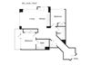B8.2 Floor Plan 2 B8.2 - 2 Bed 2 Bath Floor Plan 2 at 10th and G Apartments in San Diego, CA