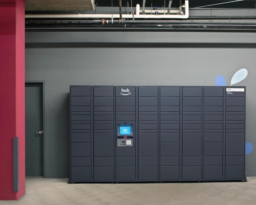 Package Lockers at 10th and G Apartments in San Diego, CA 