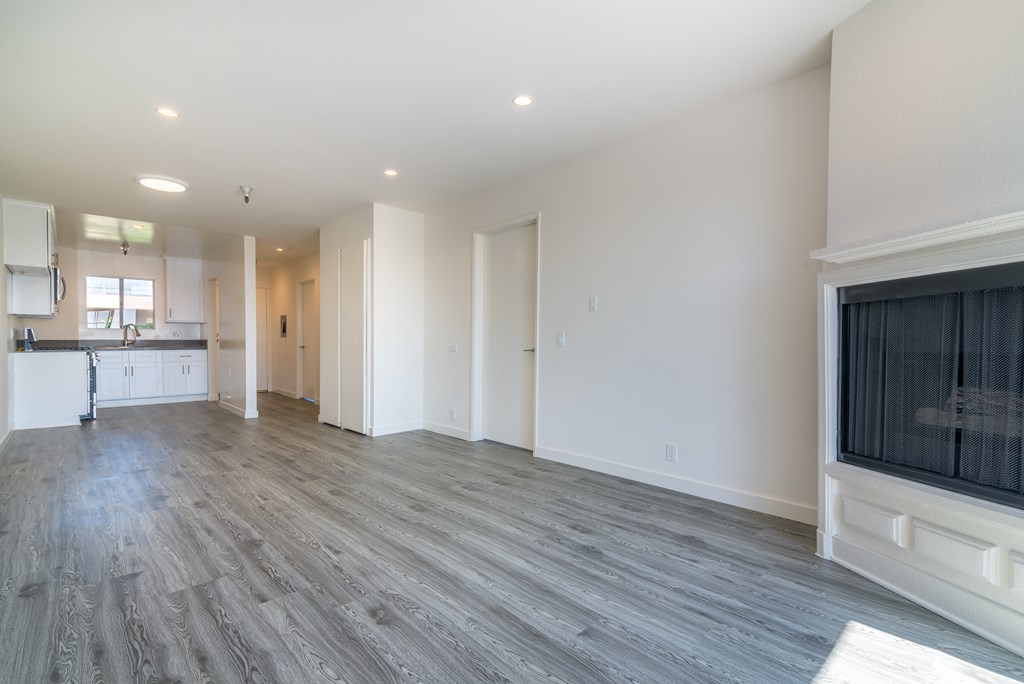View of Living Room and Kitchen