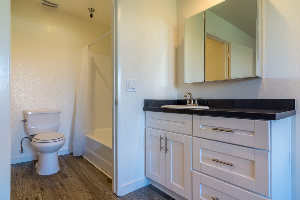 Bathroom and Tub Shower