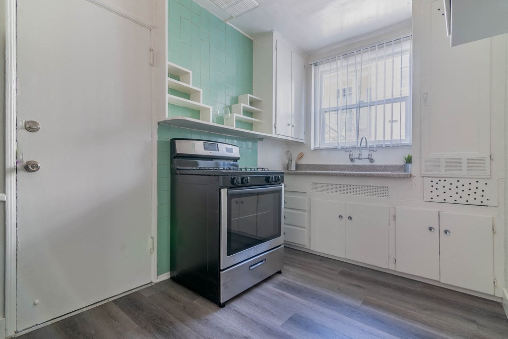 Kitchen new floors and appliances