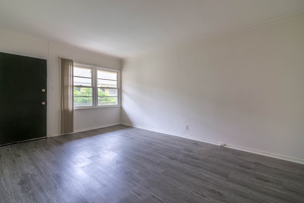 Living area with window view