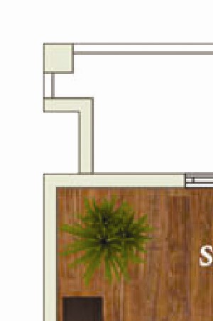Studio_1BA_636sf-new Floor Plan Studio_1BA_636sf Floor Plan at St. Marys Square Apartments, Raleigh, NC
