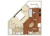 Floor Plan Floor Plan at St. Marys Square Apartments, North Carolina