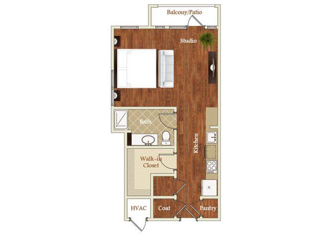 Floor Plan Floor Plan at St. Marys Square Apartments, Raleigh, 27605