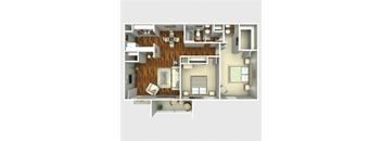 Fandango Floor Plan at Westside Flats, Houston, 77077