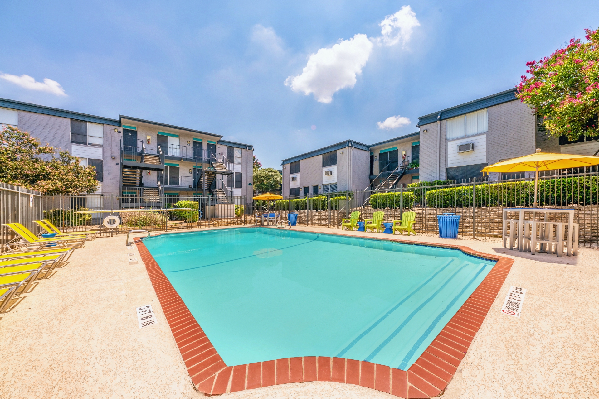 our apartments at the district feature a swimming pool