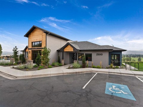Exterior View Of The Clubhouse at Columbia Village, Boise, ID, 83716